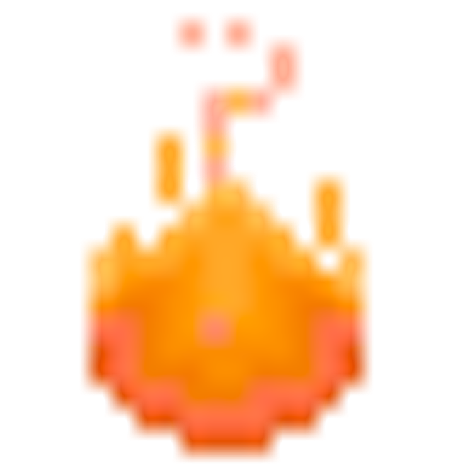 Icon of a fireball